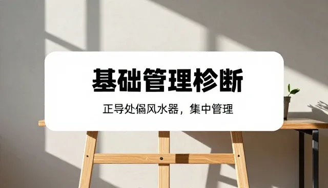 基础管理诊断在团队管理中的适用条件与选择依据